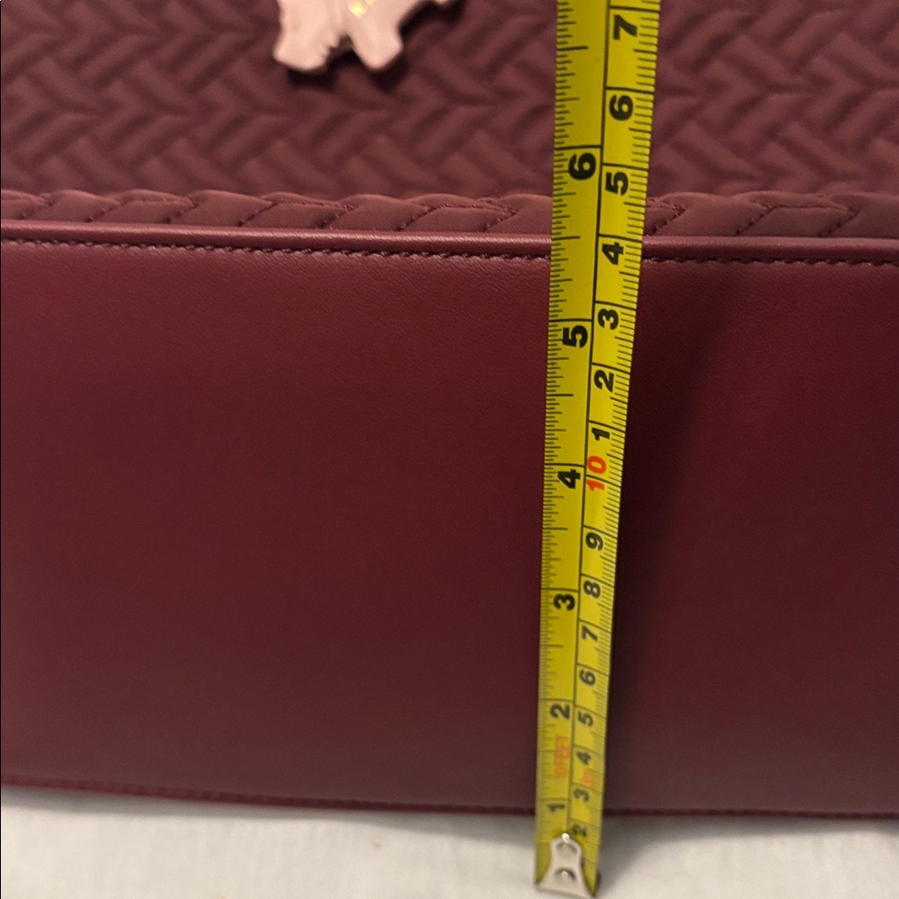 Radley London Barge Walk Medium Zip Top Multiway bag burgundy color shopper tote - Picture 15 of 16